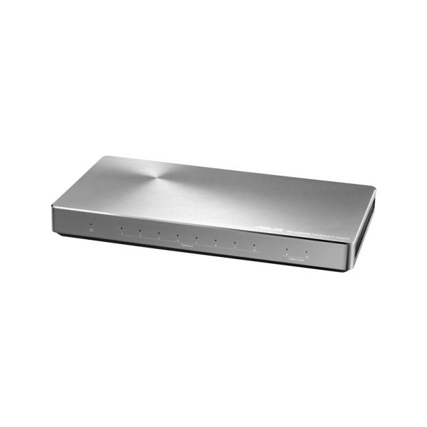 ASUS XG-U2008 Unmanaged Gigabit Ethernet (10/100/1000) Zilver (90IG02R0-BO3X00)