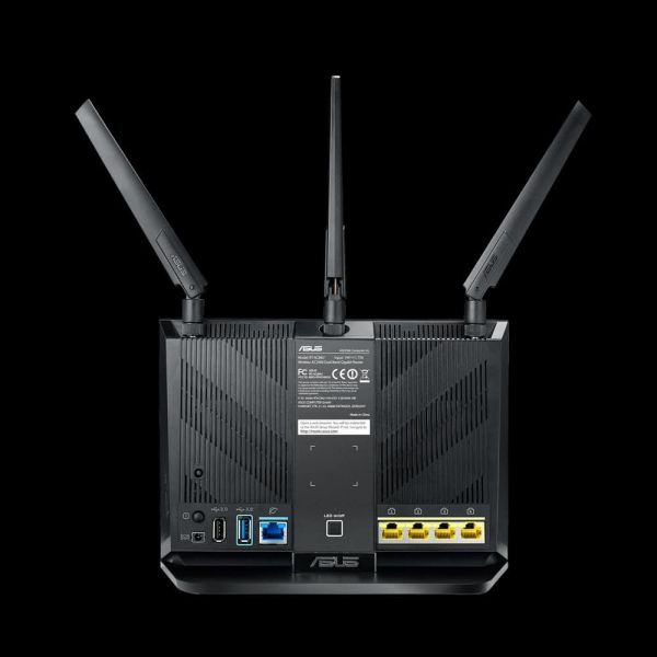 ASUS RT-AC2900 draadloze router Gigabit Ethernet Dual-band (2.4 GHz / 5 GHz) Zwart (90IG0401-BU9010)