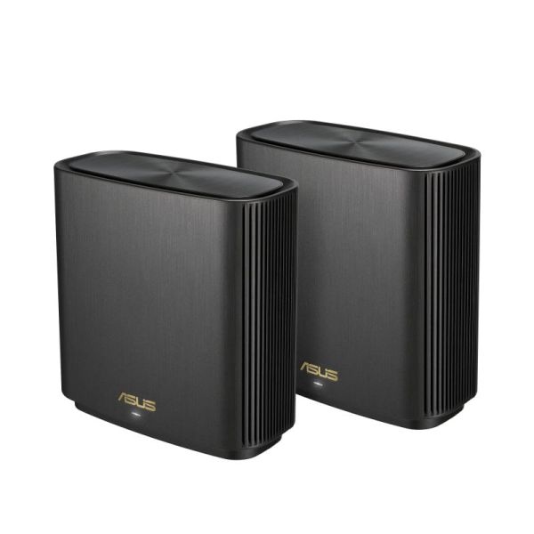 ASUS ZenWiFi AX XT8 (B-1-PK) draadloze router Gigabit Ethernet Tri-band (2.4 GHz / 5 GHz / 5 GHz) Zwart (90IG0590-MO3A50)