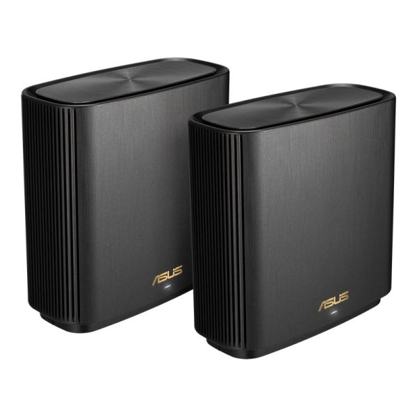 ASUS ZenWiFi AX XT8 (B-1-PK) draadloze router Gigabit Ethernet Tri-band (2.4 GHz / 5 GHz / 5 GHz) Zwart (90IG0590-MO3A50)