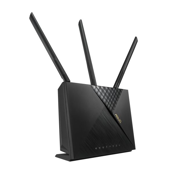 ASUS 4G-AX56 draadloze router Gigabit Ethernet Dual-band (2.4 GHz / 5 GHz) Zwart (90IG06G0-MO3110)