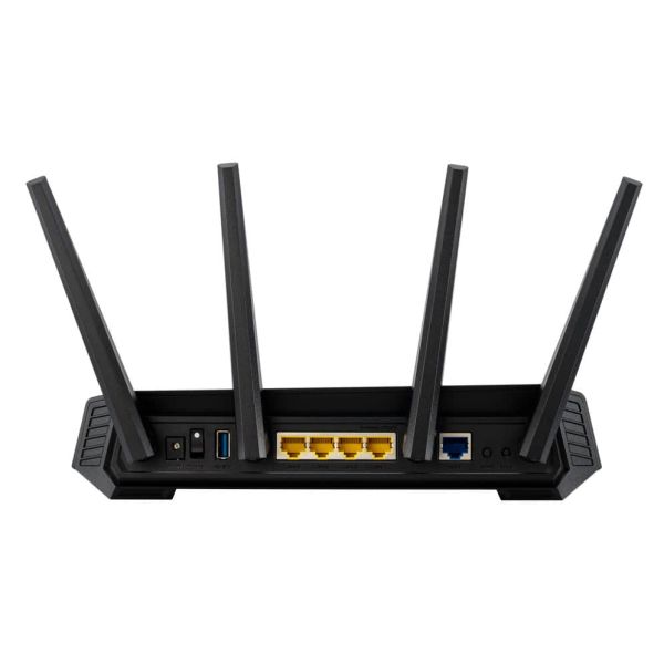 ASUS ROG STRIX GS-AX5400 draadloze router Gigabit Ethernet Dual-band (2.4 GHz / 5 GHz) Zwart (90IG06L0-MO3R10) ASUS ROG STRIX GS-AX5400 draadloze router Gigabit Ethernet Dual-band (2.4 GHz / 5 GHz) Zwart (90IG06L0-MO3R10)