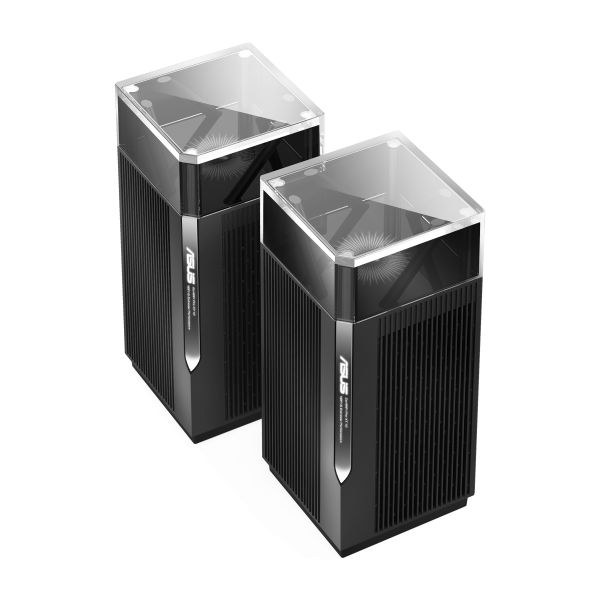 ASUS ZenWiFi Pro XT12(2-PK) Tri-band (2.4 GHz / 5 GHz / 5 GHz) Wi-Fi 6 (802.11ax) Zwart 4 Intern (90IG06U0-MO3A20)