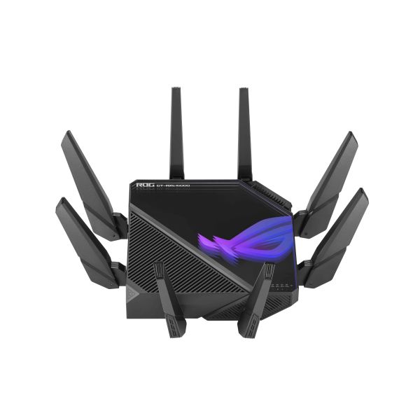 ASUS ROG Rapture GT-AXE16000 draadloze router 10 Gigabit Ethernet Tri-band (2,4 GHz / 5 GHz / 6 GHz) Zwart (90IG06W0-MU2A10)