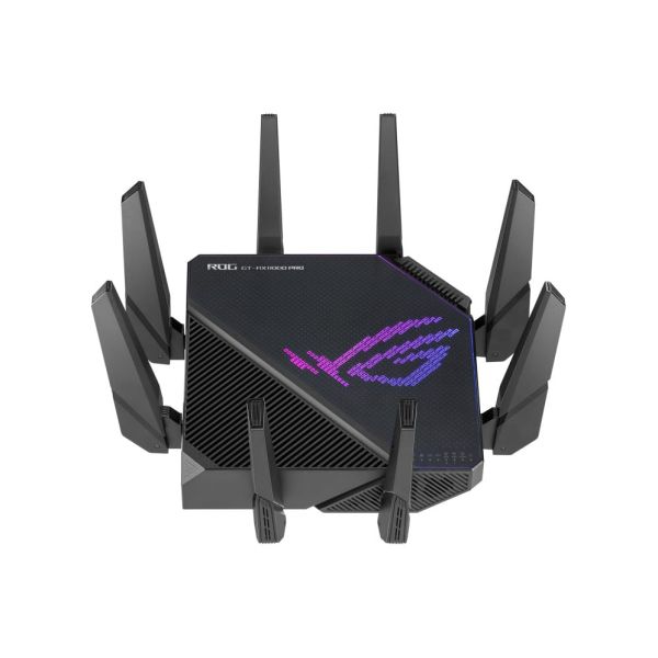ASUS ROG Rapture GT-AX11000 Pro draadloze router Gigabit Ethernet Tri-band (2.4 GHz / 5 GHz / 5 GHz) Zwart (90IG0720-MU2A00)