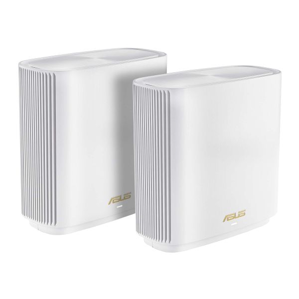 ASUS ZenWiFi AX (XT9) AX7800 1er Pack Weiß Tri-band (2.4 GHz / 5 GHz / 5 GHz) Wi-Fi 6 (802.11ax) Wit 4 Intern (90IG0740-MO3B60)