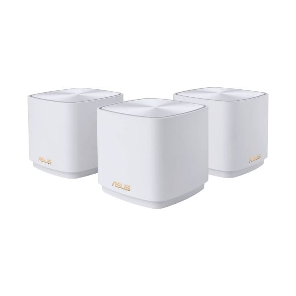 ASUS ZenWiFi XD5 (W-3-PK) Dual-band (2.4 GHz / 5 GHz) Wi-Fi 6 (802.11ax) Wit 2 Intern (90IG0750-MO3B20)