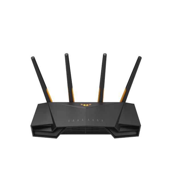 ASUS TUF Gaming AX3000 V2 draadloze router Gigabit Ethernet Dual-band (2.4 GHz / 5 GHz) Zwart, Oranje (90IG0790-MO3B00)