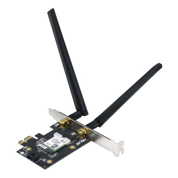 ASUS PCE-AX1800 BT5.2 Intern WLAN / Bluetooth 1775 Mbit/s (90IG07A0-MO0B00) ASUS PCE-AX1800 BT5.2 Intern WLAN / Bluetooth 1775 Mbit/s (90IG07A0-MO0B00)
