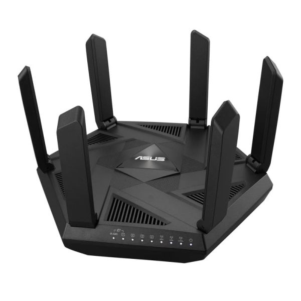 ASUS RT-AXE7800 draadloze router Tri-band (2,4 GHz / 5 GHz / 6 GHz) Zwart (90IG07B0-MU9B00)