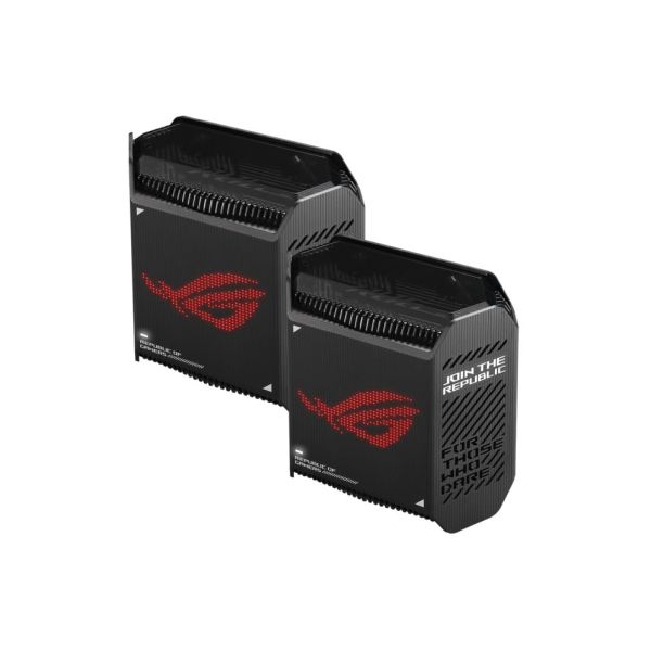 ASUS ROG Rapture GT6 (B-2-PK) Tri-band (2.4 GHz / 5 GHz / 5 GHz) Wi-Fi 6 (802.11ax) Zwart 4 Intern (90IG07F0-MU9A20)