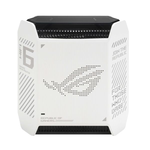 ASUS ROG Rapture GT6 Tri-band (2.4 GHz / 5 GHz / 5 GHz) Wi-Fi 6 (802.11ax) Wit 4 Intern (90IG07F0-MU9A30)