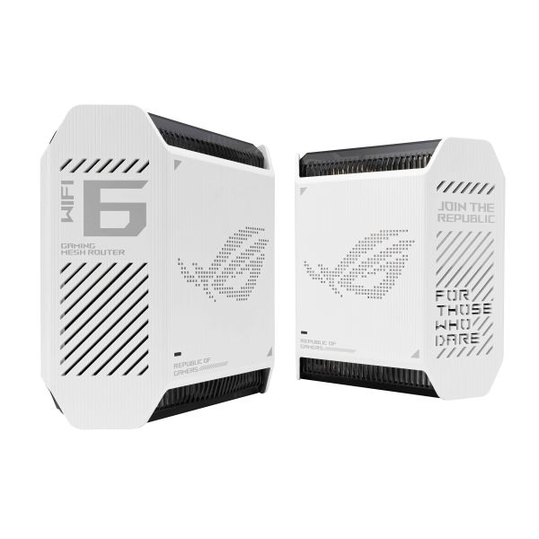 ASUS ROG Rapture GT6 (W-2-PK) Tri-band (2.4 GHz / 5 GHz / 5 GHz) Wi-Fi 6 (802.11ax) Wit 4 Intern (90IG07F0-MU9A40)