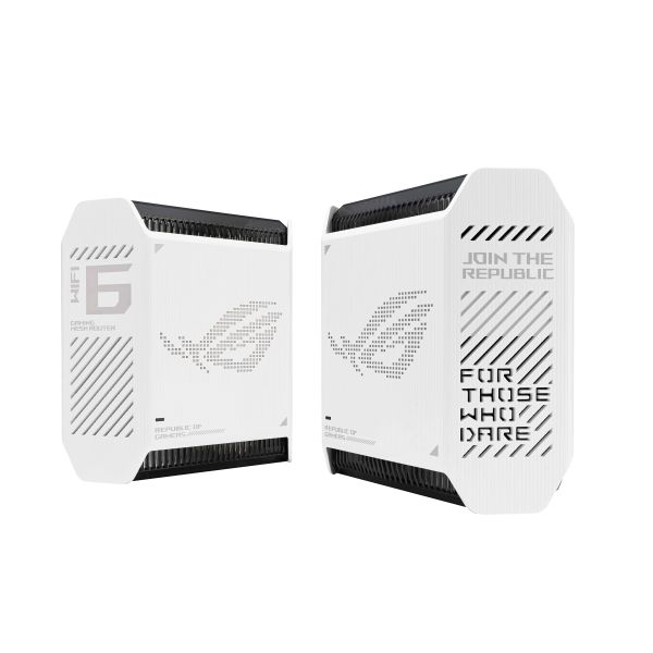 ASUS ROG Rapture GT6 (W-2-PK) Tri-band (2.4 GHz / 5 GHz / 5 GHz) Wi-Fi 6 (802.11ax) Wit 4 Intern (90IG07F0-MU9A40)