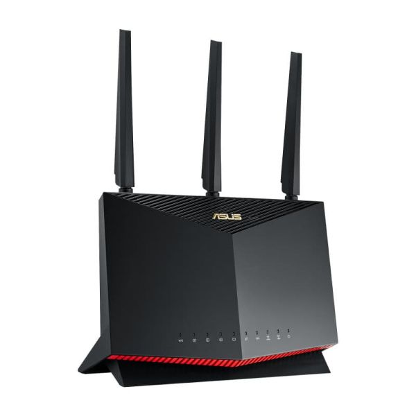 ASUS RT-AX86U Pro draadloze router Gigabit Ethernet Dual-band (2.4 GHz / 5 GHz) Zwart (90IG07N0-MO3B00)