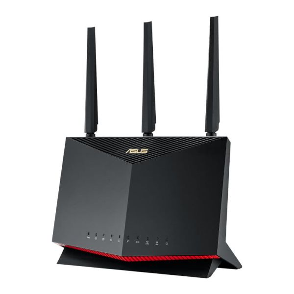 ASUS RT-AX86U Pro draadloze router Gigabit Ethernet Dual-band (2.4 GHz / 5 GHz) Zwart (90IG07N0-MO3B00)