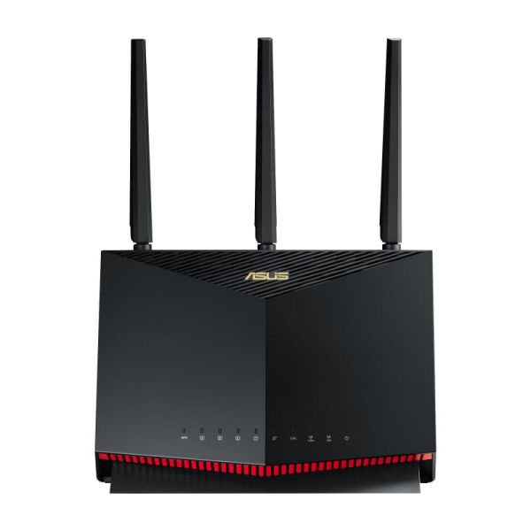 ASUS RT-AX86U Pro draadloze router Gigabit Ethernet Dual-band (2.4 GHz / 5 GHz) Zwart (90IG07N0-MO3B00)