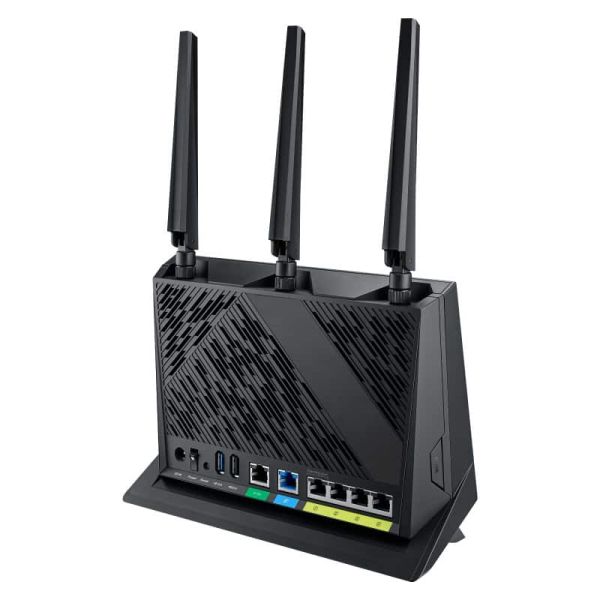 ASUS RT-AX86U Pro draadloze router Gigabit Ethernet Dual-band (2.4 GHz / 5 GHz) Zwart (90IG07N0-MO3B00)