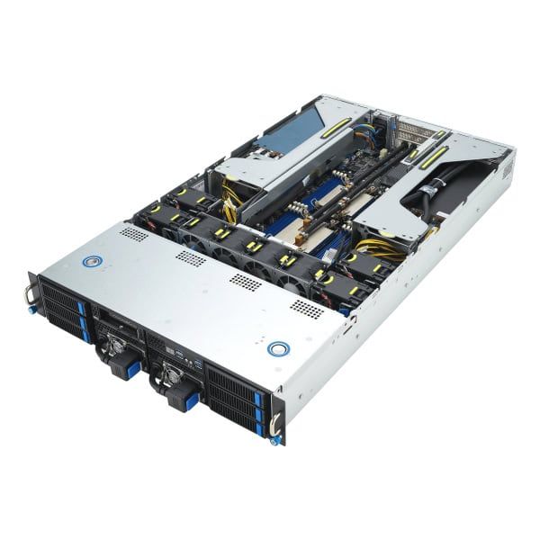 ASUS 90SF0251-M004X0 server barebone Intel C741 Rack (2U) Zwart, Staal (90SF0251-M004X0)