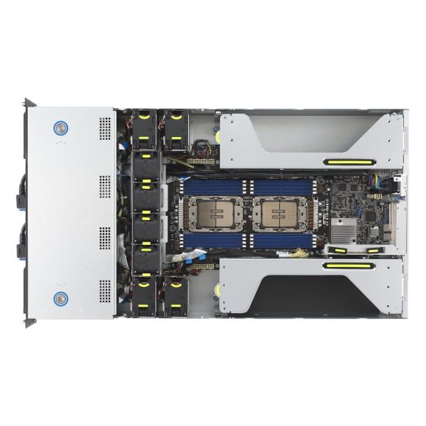 ASUS 90SF0251-M004X0 server barebone Intel C741 Rack (2U) Zwart, Staal (90SF0251-M004X0)