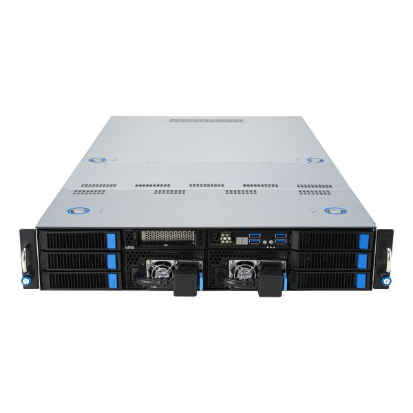 ASUS 90SF0251-M004X0 server barebone Intel C741 Rack (2U) Zwart, Staal (90SF0251-M004X0)