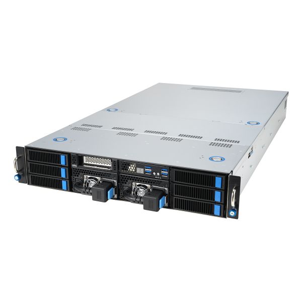 ASUS 90SF0251-M004X0 server barebone Intel C741 Rack (2U) Zwart, Staal (90SF0251-M004X0)