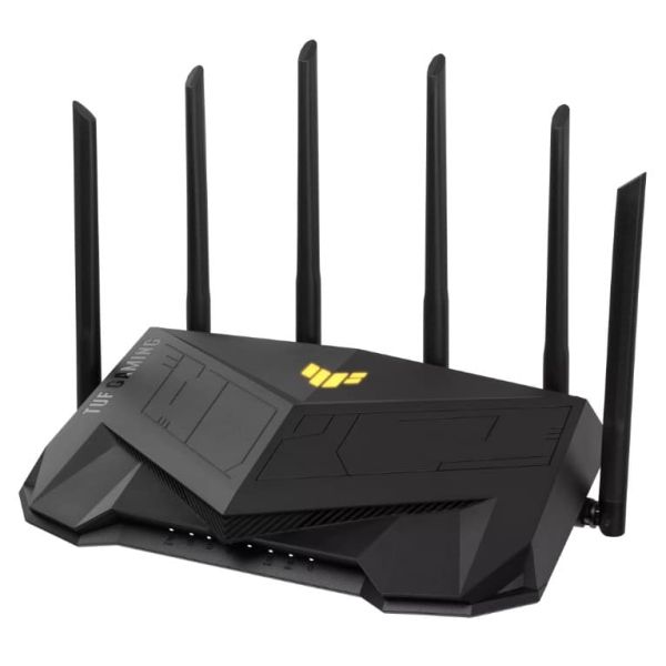 ASUS TUF Gaming AX6000 (TUF-AX6000) draadloze router Gigabit Ethernet Dual-band (2.4 GHz / 5 GHz) Zwart (90IG07X0-MO3C00)