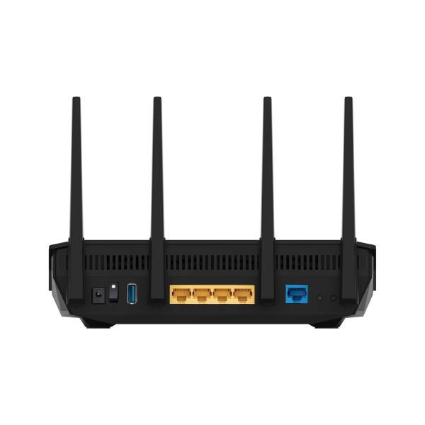 ASUS RT-AX5400 draadloze router Gigabit Ethernet Dual-band (2.4 GHz / 5 GHz) Zwart (90IG0860-MO9B00)