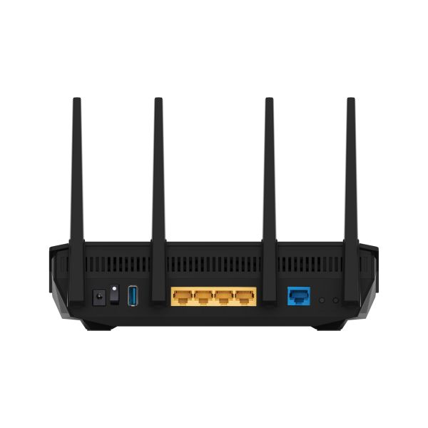 ASUS RT-AX5400 draadloze router Gigabit Ethernet Dual-band (2.4 GHz / 5 GHz) Zwart (90IG0860-MO9B00) ASUS RT-AX5400 draadloze router Gigabit Ethernet Dual-band (2.4 GHz / 5 GHz) Zwart (90IG0860-MO9B00)