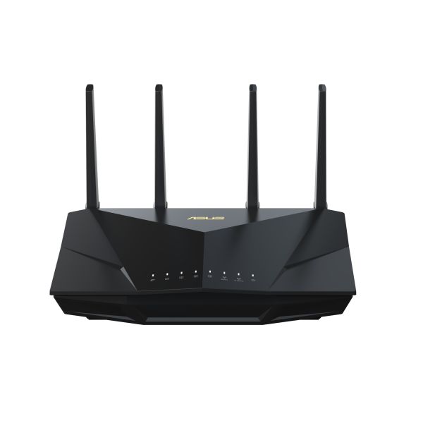 ASUS RT-AX5400 draadloze router Gigabit Ethernet Dual-band (2.4 GHz / 5 GHz) Zwart (90IG0860-MO9B00)