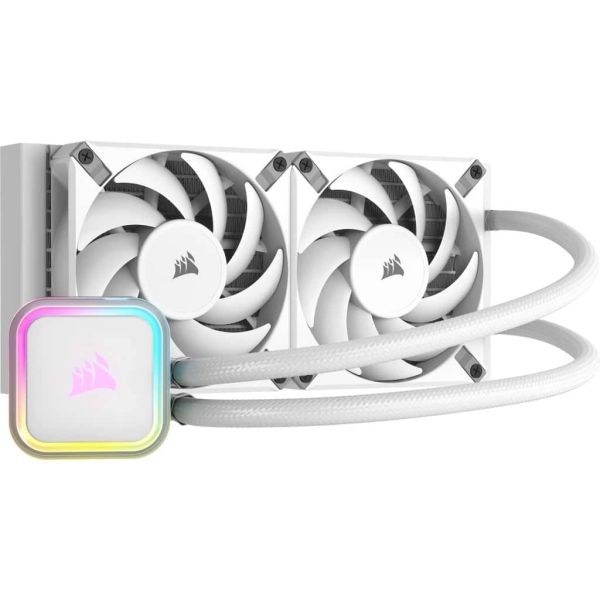 Corsair H100I Elite Processor Alles-in-één vloeistofkoeler 12 cm Wit 1 stuk(s) (CW-9060078-WW) Corsair H100I Elite Processor Alles-in-één vloeistofkoeler 12 cm Wit 1 stuk(s) (CW-9060078-WW)