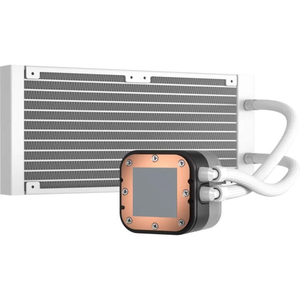 Corsair H100I Elite Processor Alles-in-één vloeistofkoeler 12 cm Wit 1 stuk(s) (CW-9060078-WW)