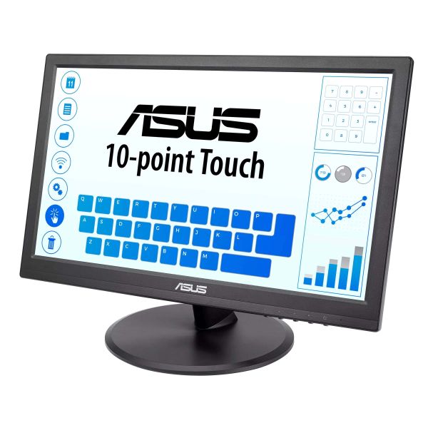 ASUS VT168HR computer monitor 39,6 cm (15.6") 1366 x 768 Pixels WXGA LED Touchscreen Zwart (90LM02G1-B04170) ASUS VT168HR computer monitor 39,6 cm (15.6") 1366 x 768 Pixels WXGA LED Touchscreen Zwart (90LM02G1-B04170)