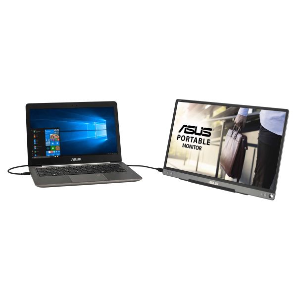 ASUS ZenScreen MB16ACE 39,6 cm (15.6") 1920 x 1080 Pixels Full HD LED Grijs (90LM0381-B04170)
