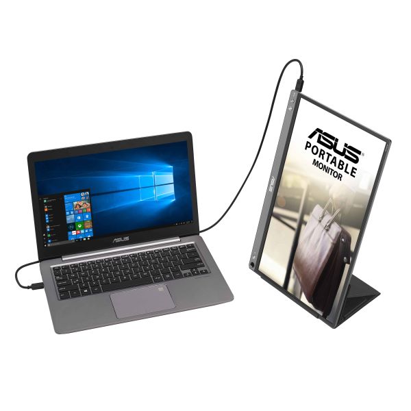 ASUS ZenScreen MB16ACE 39,6 cm (15.6") 1920 x 1080 Pixels Full HD LED Grijs (90LM0381-B04170)