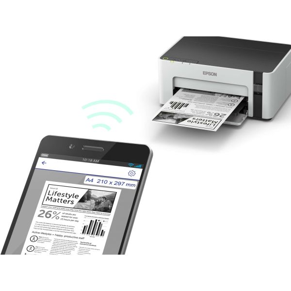 Epson EcoTank M1120 inkjetprinter 1440 x 720 DPI A4 Wifi (C11CG96403)
