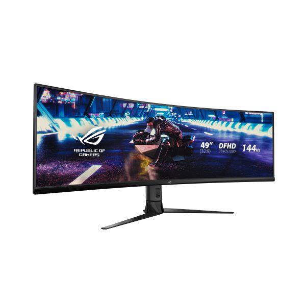 ASUS ROG Strix XG49VQ computer monitor 124,5 cm (49") 3840 x 1080 Pixels UltraWide Full HD LED Zwart (90LM04H0-B01170)