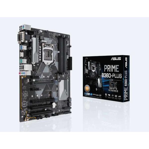 ASUS PRIME B360-PLUS Intel® B360 LGA 1151 (Socket H4) ATX (90MB0WB0-M0EAY0)