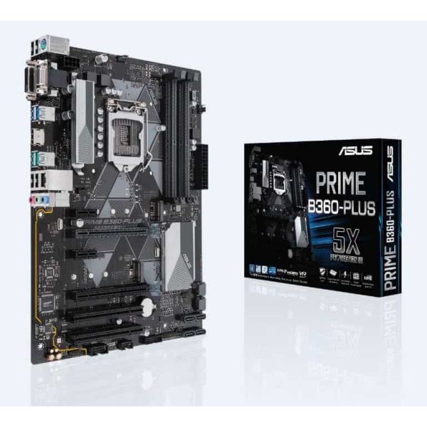 ASUS PRIME B360-PLUS Intel® B360 LGA 1151 (Socket H4) ATX (90MB0WB0-M0EAY0)
