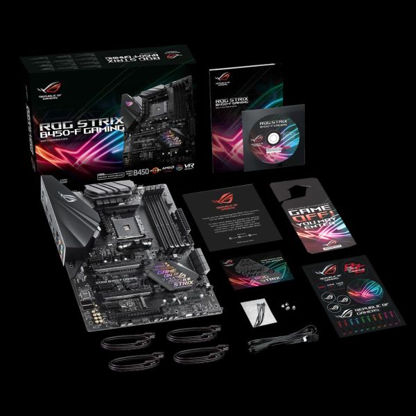 ASUS ROG STRIX B450-F GAMING AMD B450 Socket AM4 (90MB0YS0-M0EAY0)