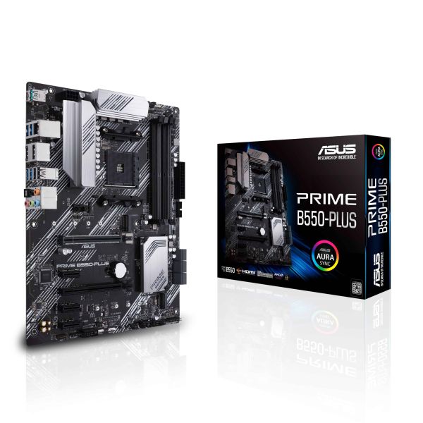 ASUS PRIME B550-PLUS AMD B550 Socket AM4 ATX (90MB14U0-M0EAY0)