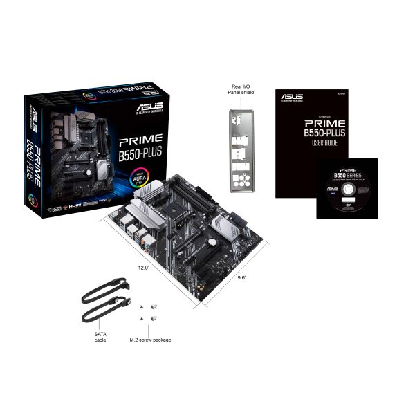 ASUS PRIME B550-PLUS AMD B550 Socket AM4 ATX (90MB14U0-M0EAY0)