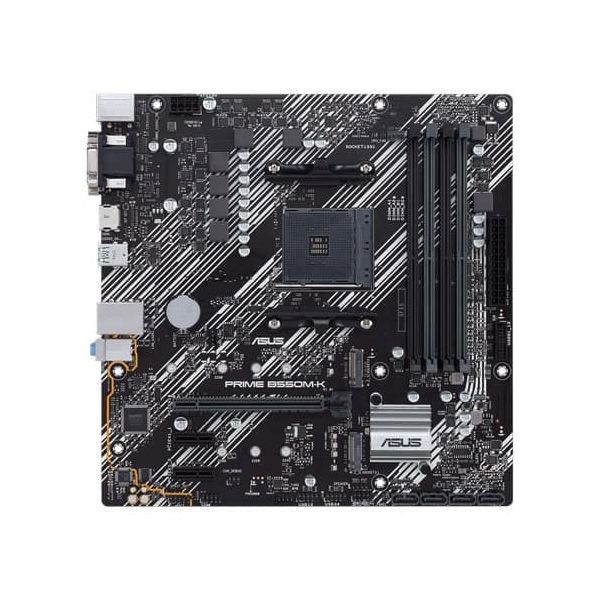 ASUS PRIME B550M-K AMD B550 Socket AM4 micro ATX (90MB14V0-M0EAY0) ASUS PRIME B550M-K AMD B550 Socket AM4 micro ATX (90MB14V0-M0EAY0)