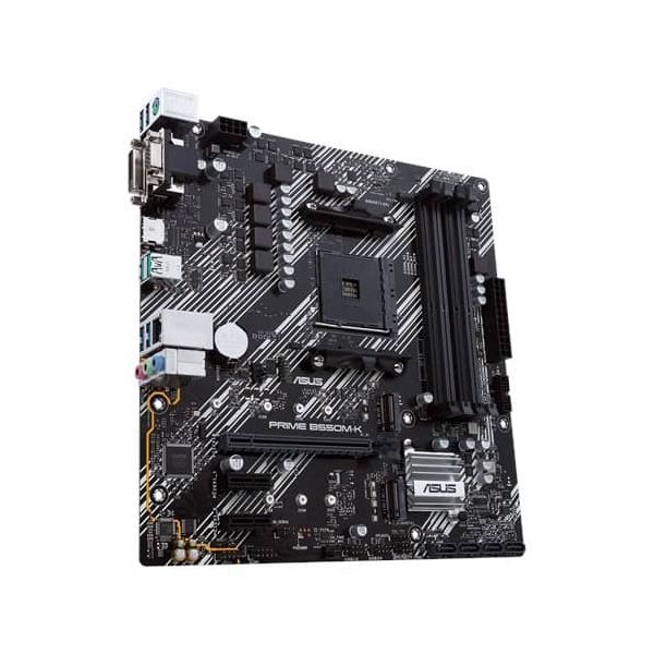 ASUS PRIME B550M-K AMD B550 Socket AM4 micro ATX (90MB14V0-M0EAY0)