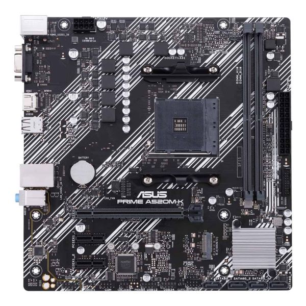 ASUS PRIME A520M-K AMD A520 Socket AM4 micro ATX (90MB1500-M0EAY0)