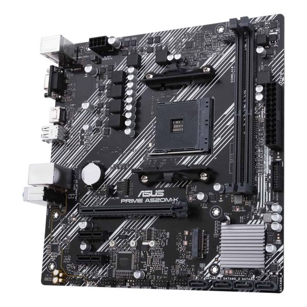 ASUS PRIME A520M-K AMD A520 Socket AM4 micro ATX (90MB1500-M0EAY0)