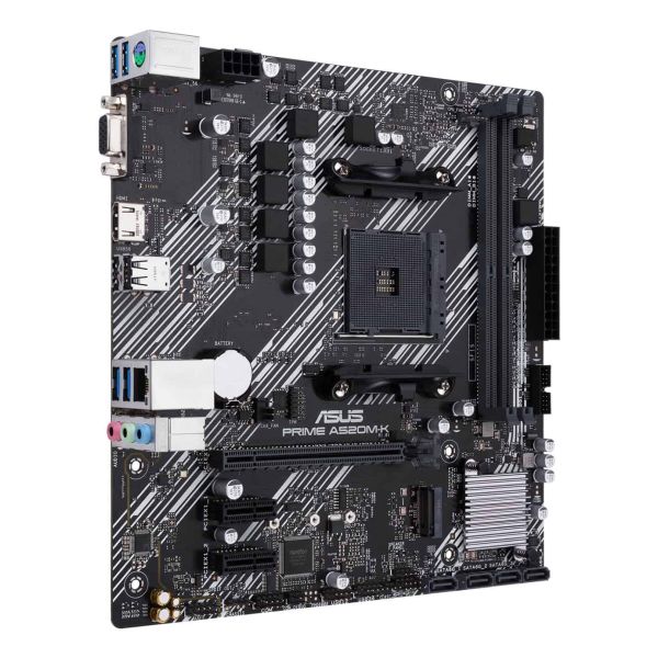 ASUS PRIME A520M-K AMD A520 Socket AM4 micro ATX (90MB1500-M0EAY0)