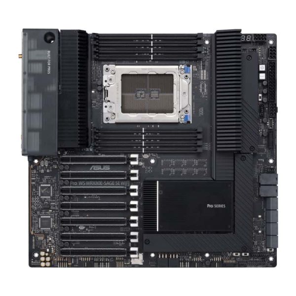 ASUS WRX80E-SAGE SE WIFI AMD WRX80 Socket SP3 Verlengd ATX (90MB1590-M0EAY0)