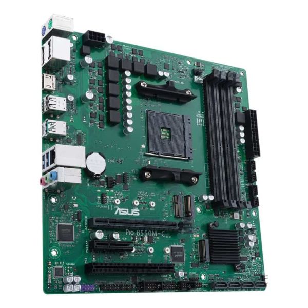 ASUS PRO B550M-C/CSM AMD B550 Socket AM4 micro ATX (90MB15Q0-M0EAYC)