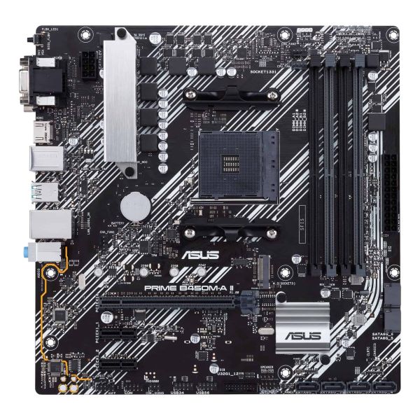 ASUS PRIME B450M-A II AMD B450 Socket AM4 micro ATX (90MB15Z0-M0EAY0) ASUS PRIME B450M-A II AMD B450 Socket AM4 micro ATX (90MB15Z0-M0EAY0)